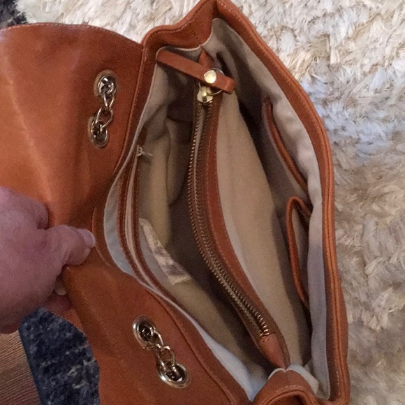 Pietro Alessandro Caramel Shoulder Chain Handbag - Picture 5 of 7